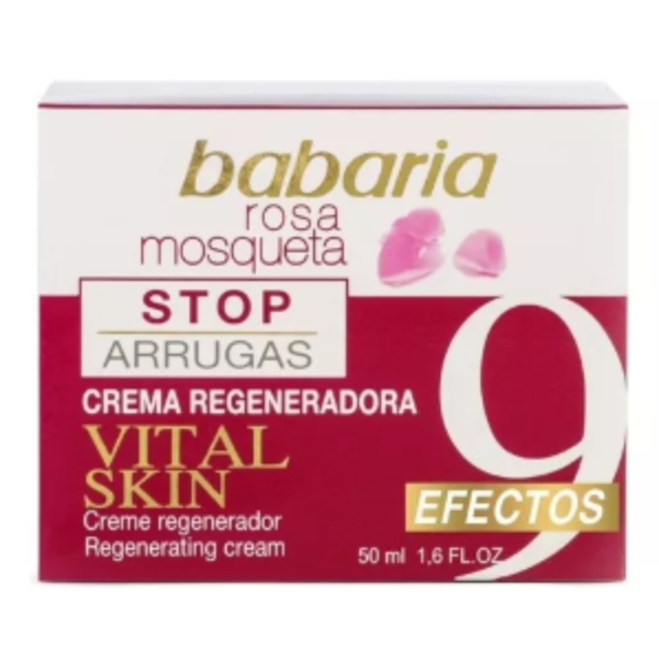 Crema Regeneradora Babaria Rosa Mosqueta Piel Cansada 50ml