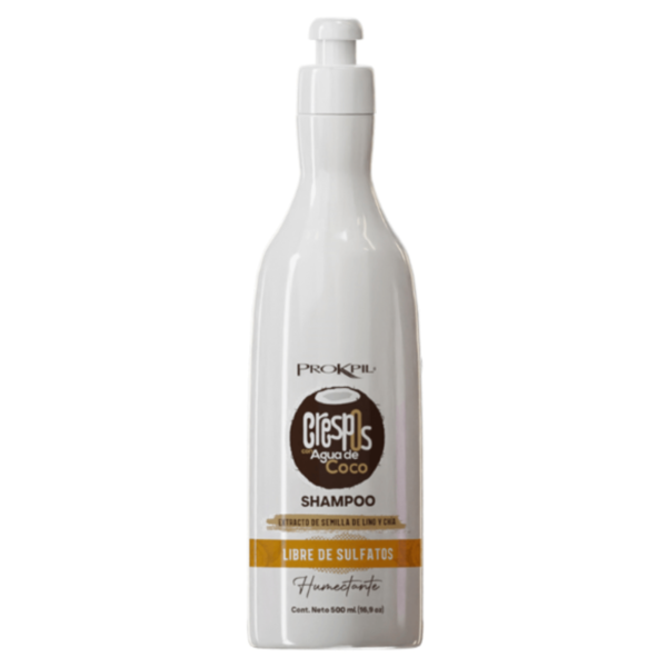 Shampoo Prokpil Crespós con Agua de Coco 500ml