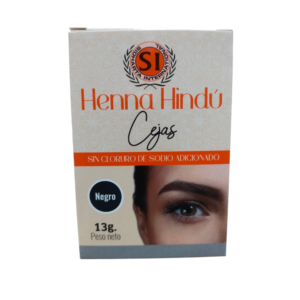 HENNA HINDU CEJAS TONO NEGRO 13G