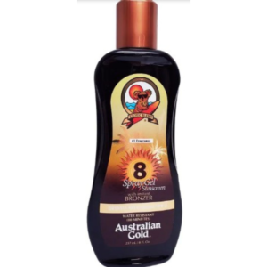 AUSTRALIAN GOLD 8 SPRAY GEL SUNSCREEN CON BRONCEADOR INSTANTANEO 237ML