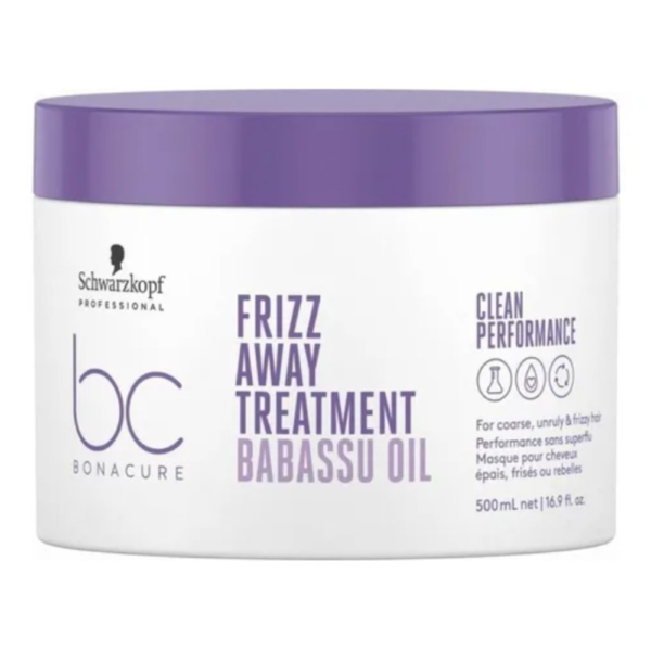 SCHWARZKOPF BONACURE FRIZZ AWAY TREATMENT BABASSU OIL 500ML