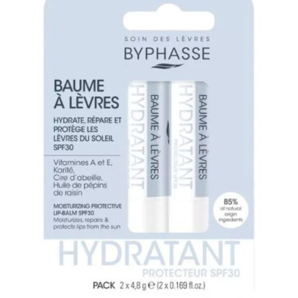 SAMY BYPHASSE PACK BAUME A LEVRES HYDRATANT PROTECTEUR LABIOS SPF30