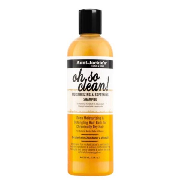 AUNT JACKIES OH SO CLEAN MOISTURIZING AND SOFTENING SHAMPOO