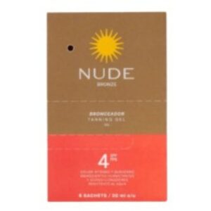 NUDE BRONCEADOR TANNING GEL 4SPF 6 SACHET 20ML