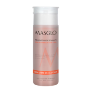 Removedor masglo de esmalte con fragancia y aloe vera