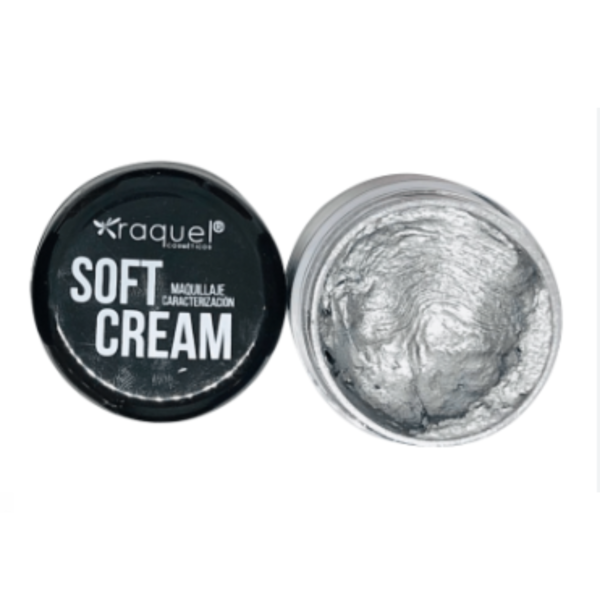 Raquel soft cream plata maquillaje caracterización
