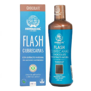 Flash herbacol cubrecanas chocolate de 240 ml