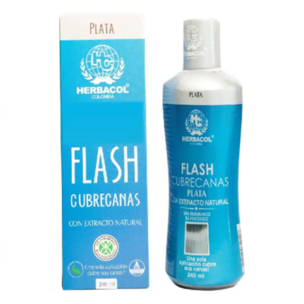 Flash Cubrecanas Plata Herbacol 240 Ml