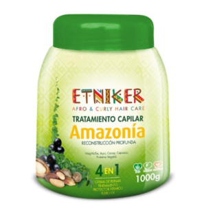ETNIKER AFRO Y CURLY HAIR CARE TRATAMIENTO CAPILAR AMAZONIA 4EN1 1000G