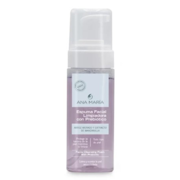 ANA MARIA ESPUMA FACIAL LIMPIADORA CON PREBIOTICOS 145ML