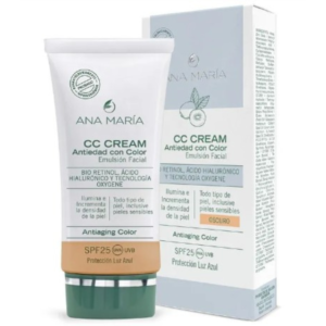 ANA MARIA CC CREAM ANTIEDAD CON COLOR TONO OSCURO 40G