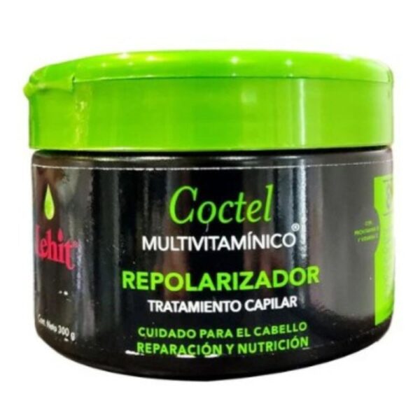 LEHIT COCTEL MULTIVITAMINICO REPOLARIZADOR TRATAMIENTO CAPILAR 8 EN 1 300G