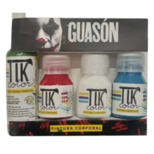 Kit Pintura Corporal Guason Tik 30ml