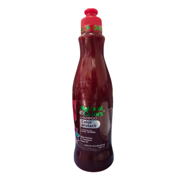 NATURAL COLORS SHAMPOO COLOR PROTEC ROJO INTENSE 300ML