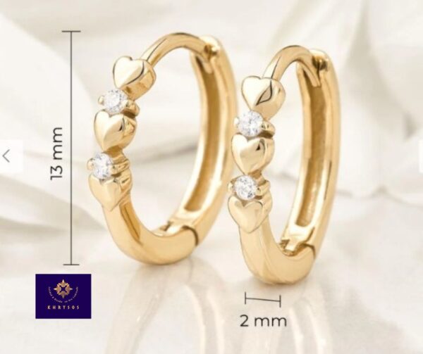 Aretes Dream Plata Oro - Imagen 4