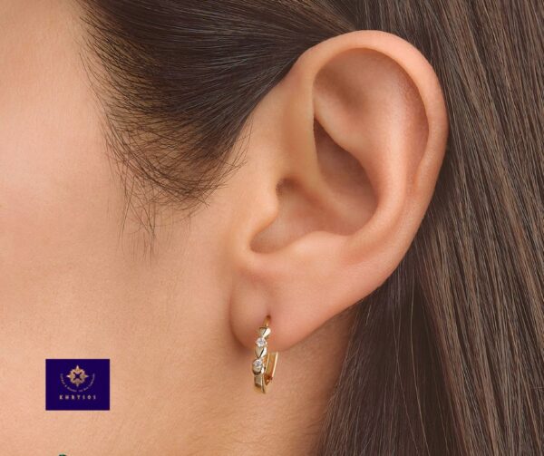 Aretes Dream Plata Oro - Imagen 3