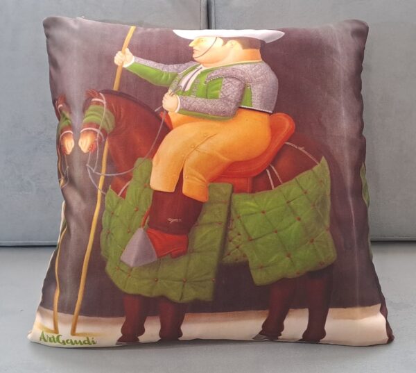 COJín EL PICADOR DE FERNANDO BOTERO - Imagen 2