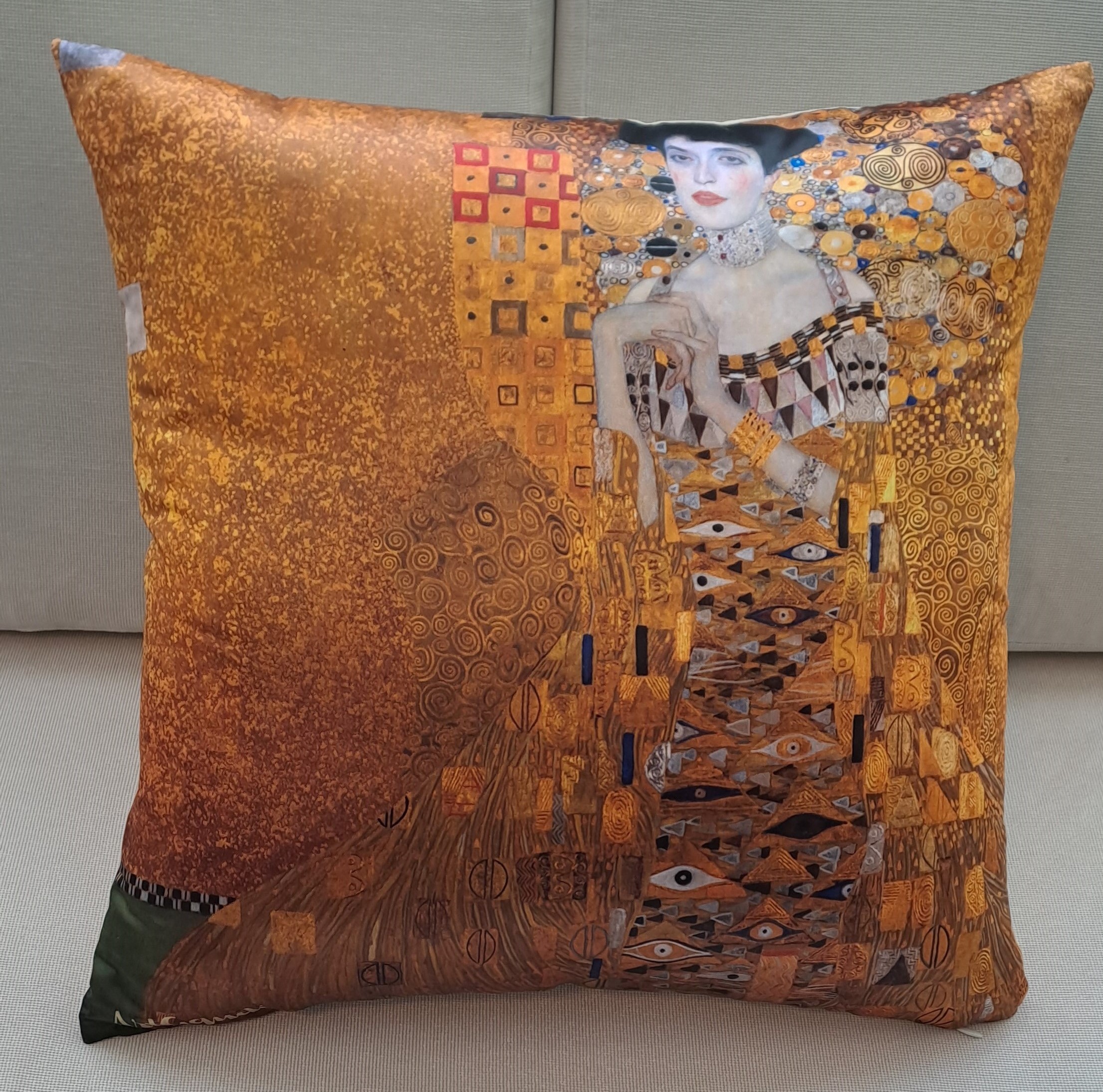 COJíN RETRATO DE ADELE BLOCH BAUER DE GUSTAV KLIMT - Imagen 2