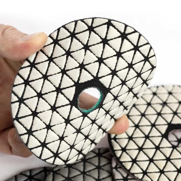 ALMOHADILLA DISCO DE PULIDO INTENSIVO DIAMANTE PROFESIONAL 4P X 7 PCs - Imagen 5