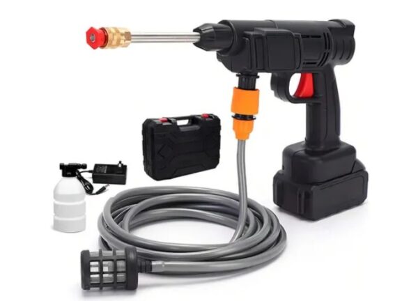 Hidrolavadora Portátil Recargable con Doble Batería Limpieza Potente Donde Quieras - Imagen 4