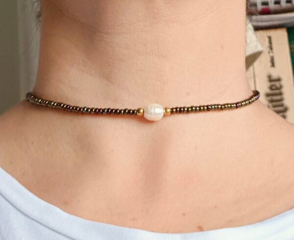 Set choker y pulceras - Imagen 3