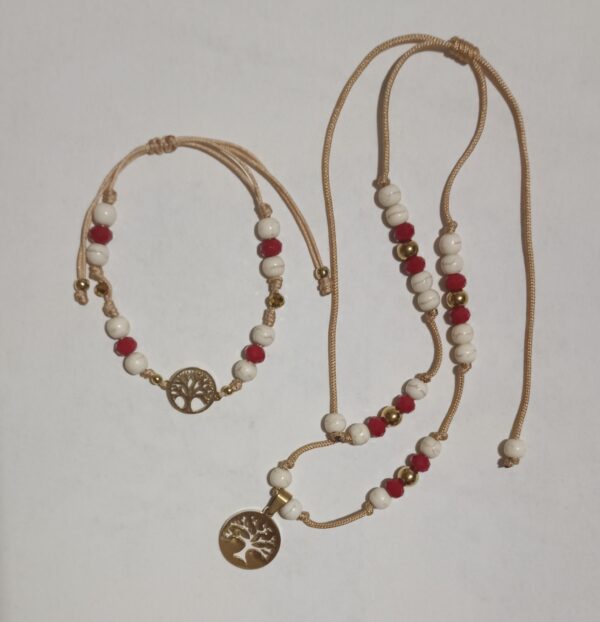 Set choker y pulceras - Imagen 4