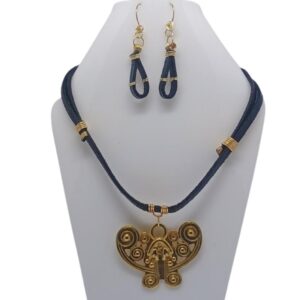 Juego de Collar Gargantilla y Aretes Alma de Jade