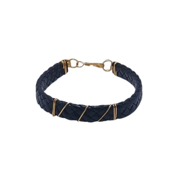 Pulsera Líneas Eternas en Cuero Sintético
