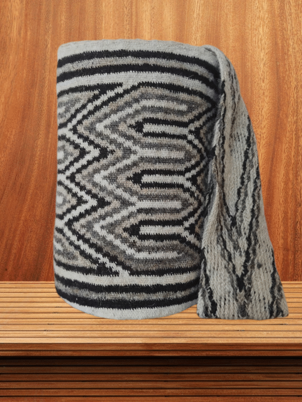Mochila Arhuaca Tradicional en Lana de Oveja - Imagen 2