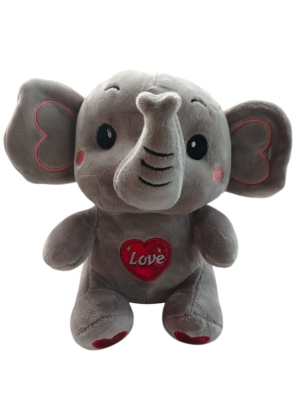 Colección peluches elefantes y conejas ternura suavidad y estilo en un abrazo - Imagen 6