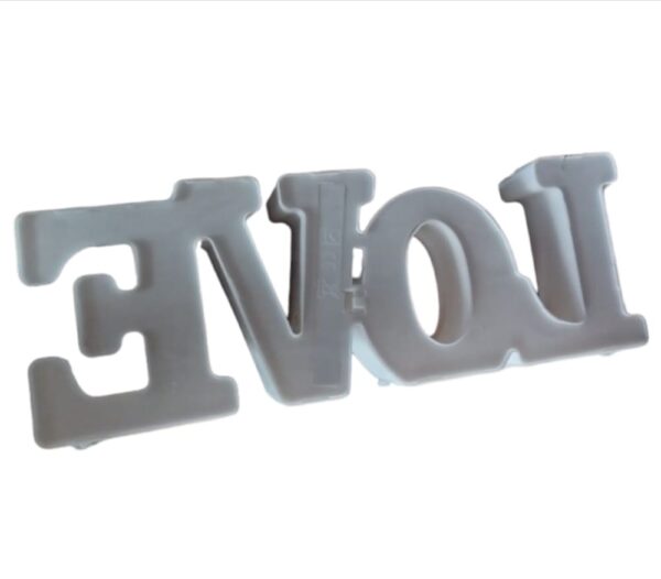 Letras LED LOVE 3D Rojas El Amor También Se Ilumina - Imagen 2