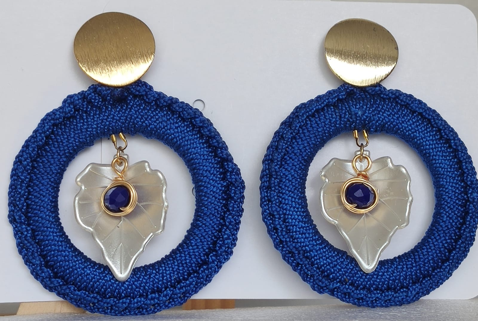 Maxi Aretes Terrena Azul - Imagen 2