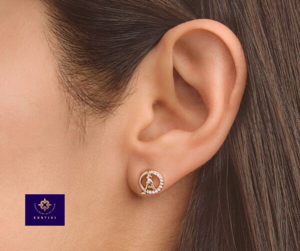 Aretes Paris Plata oro - Imagen 3