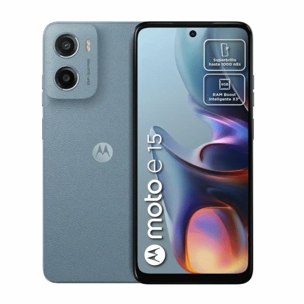 Celular Motorola E15 64 Almacenamiento 2 y 4 Ram Azul