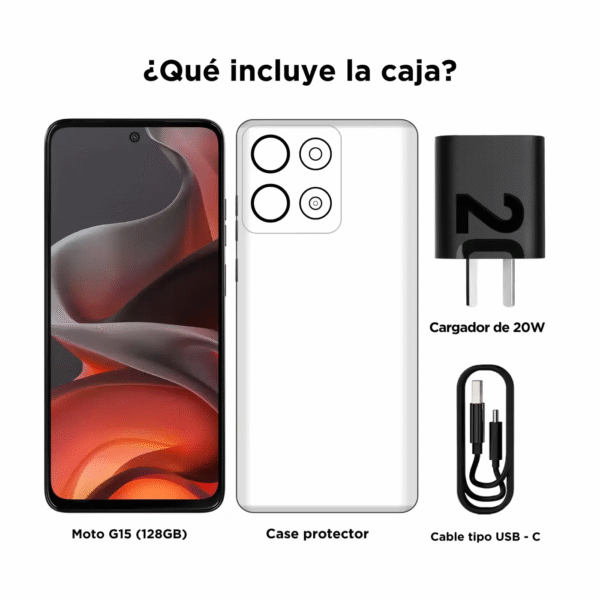 Celular Moto G15 256 Almacenamiento 4 y 4 Ram Verde - Imagen 2