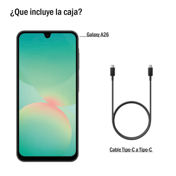 Celular Samsung Galaxy A26 5G 256 Almacenamiento 8 Ram Negro - Imagen 3