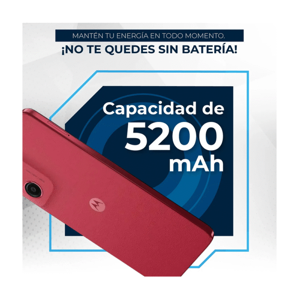 Celular Motorola G05 128 Almacenamiento 4 y 4 Ram Rojo - Imagen 4