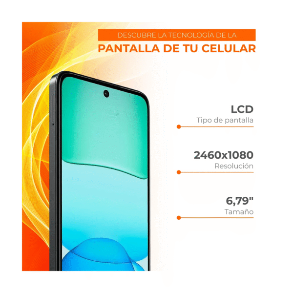 Celular Xioami Redmi 13 128 Almacenamiento 6 de Ram Negro - Imagen 2