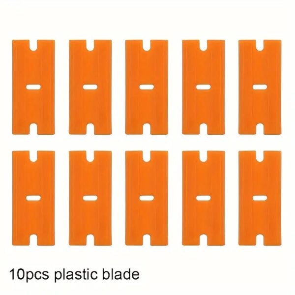JUEGO RASPADORES DE LIMPIEZA VIDRIO CERÁMICO 10 PCs AJUSTABLE RETRÁCTIL - Imagen 3