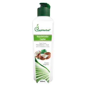 Tratamiento capilar repolarizador con aceite de coco y macadamia – CapiHerbal
