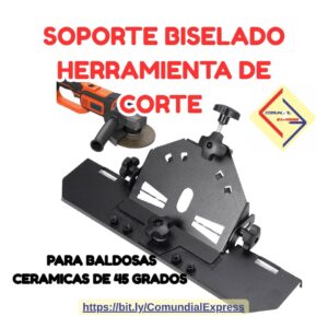 SOPORTE DE BISELADO A 45 GRADOS PULIDORA ANGULAR CORTE DE MARMOL CERAMICA PIEDRA