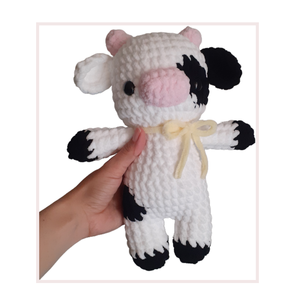 Mariposa Holstein Vaquita tejida