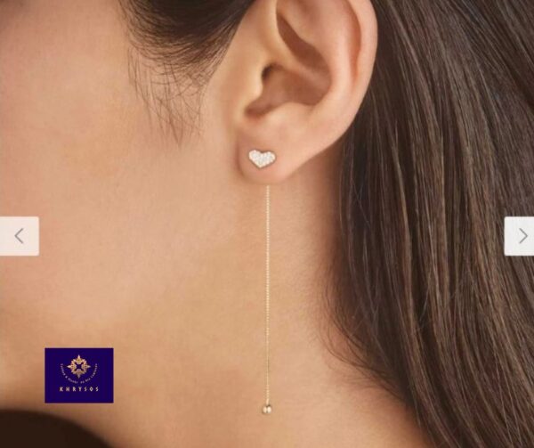 Aretes Velvet plata oro - Imagen 3