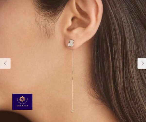 Aretes Velvet plata oro - Imagen 4