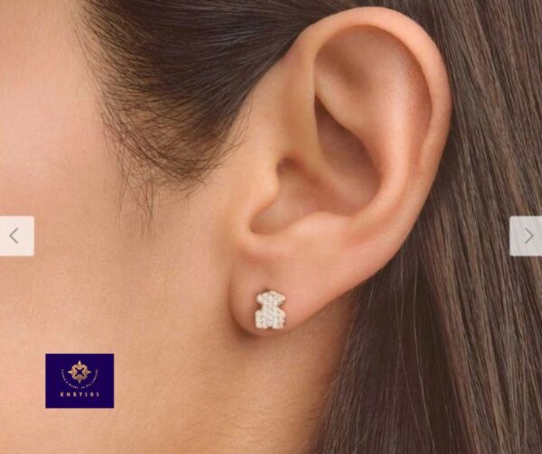 Aretes Velvet plata oro - Imagen 5
