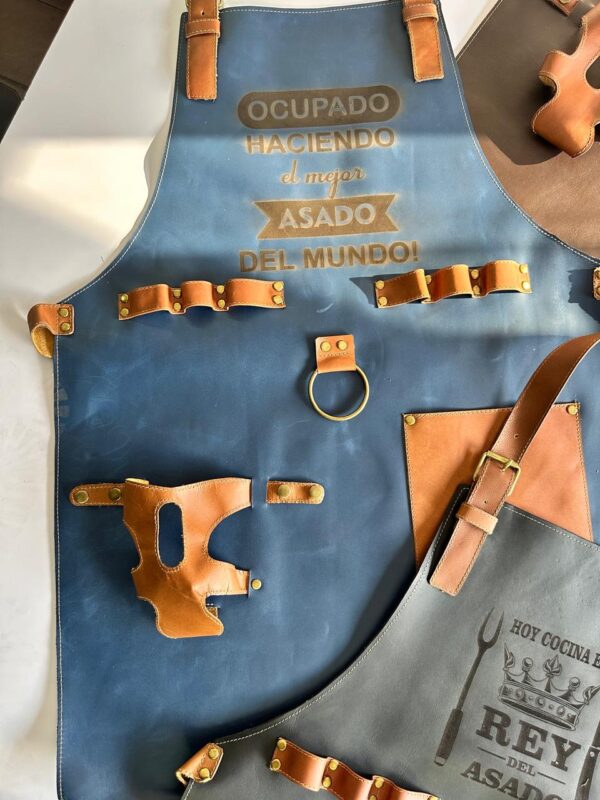 Delantales de cuero personalizados - Imagen 3