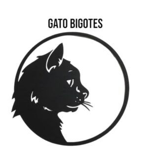 Cuadro Decorativo Gato Bigotes MDF