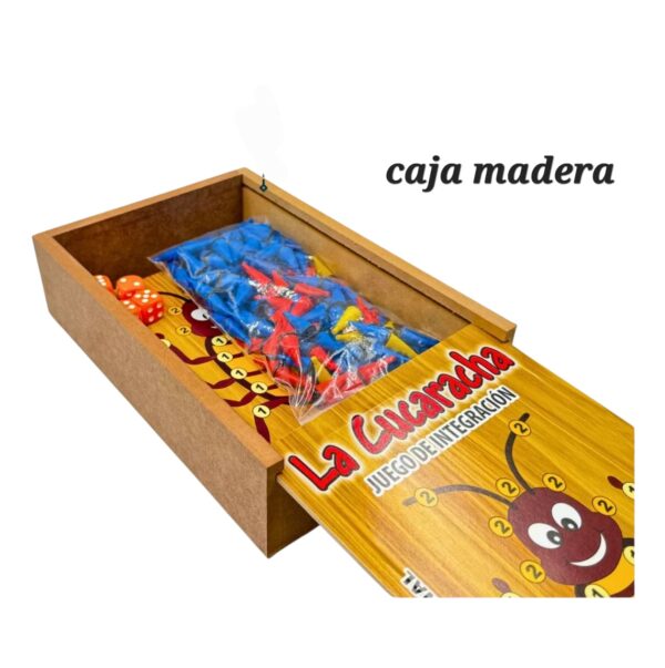 Juego de mesa la cucaracha imantada integracion familiar 7 jugadores - Imagen 3