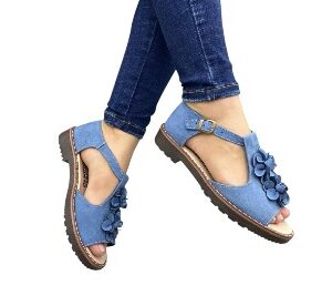 Sandalias bajas para dama