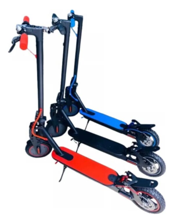 Patineta Eléctrica Portátil Con Amortiguador Frontal